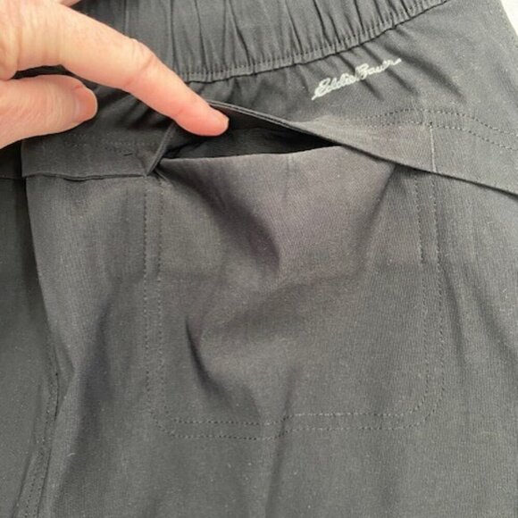 NWT Eddie Bauer Rainier Pull On Black Skort Skirt Sz 2 - Picture 9 of 10